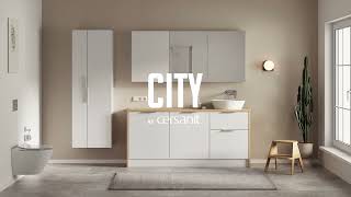 Mobilier de Baie CITY by Cersanit – Organizare Perfectă și Design Modern [upl. by Dorolice]