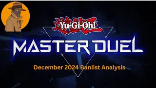 Masterduel December 2024 Banlist [upl. by Medina]