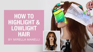 How To Highlight and Lowlight Hair by Mirella Manelli  Kenra Professional [upl. by Aihseken519]