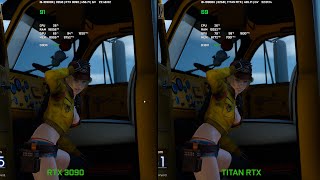 RTX 3090 FE vs TITAN RTX  Final Fantasy XV 4K Max settings [upl. by Margarette155]