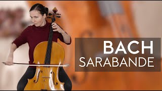 Bach  Sarabande Cello Suite No 2 in D minor BWV 1008  Jeanne Dorche [upl. by Gleda]