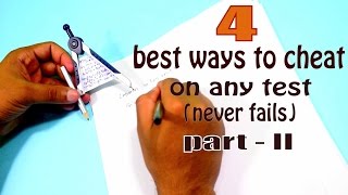 How to cheat in exam  4 best simple and easy ways to cheat on any test part 2 [upl. by Eilagam]