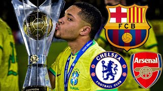 Are Barcelona falling behind Arsenal amp Chelsea in the race to sign Vitor Roque [upl. by Amiarom]