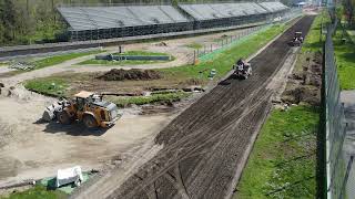 AUTODROMO DI MONZA 2024 part 1  LAVORI DI AMMODERNAMENTO 4k [upl. by Fortunna]