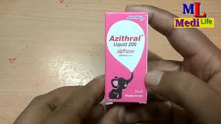 Azithral 200mg Full Review usesDoges  in Hindi काशी सर्दी बुखार के लिए एंटीमेटिक। [upl. by Fennelly]