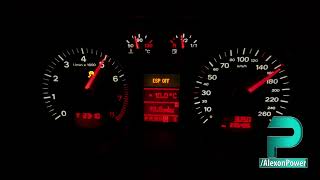 Audi A3 8P 16MPI 102 hp  Acceleration and top speed [upl. by Ahtebbat146]