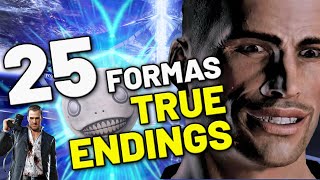 25 maneras RANDOM de desbloquear true endings [upl. by Hildy]