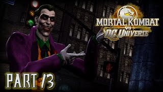 Mortal Kombat vs DC Universe Lets Play Part 13  Smooth Criminal Joker [upl. by Arhoz]