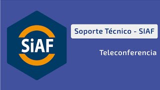 SOPORTE TECNICO SIAF [upl. by Trueman]