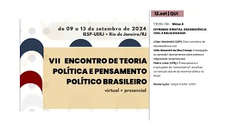 7 ETPPPB Mesa 4  EXTREMAS DIREITAS DESOBEDIÊNCIACIVIL E RELIGIOSIDADE [upl. by Hezekiah364]