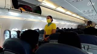 Inflight Safety Demo cebupacificair cebupacific flightattendant aviation [upl. by Heger]