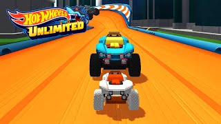 HOT WHEELS UNLIMITED 2  Dawgzilla Race In Mega Wrex [upl. by Smaoht]