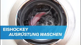 Eishockey Ausrüstung waschen Nach und unter der Saison  owayo [upl. by Nommad]