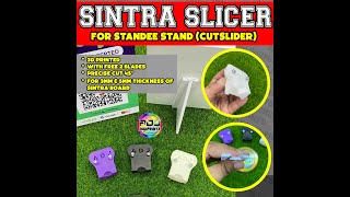 SINTRA STANDEE SLIDER CUTTER CUTSLIDER for SINTRA STANDEE [upl. by Evetta]