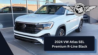 2024 VW Atlas SEL Premium R Line Black [upl. by Ydrah]