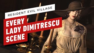 Every Lady Dimitrescu Scene In Resident Evil Village [upl. by Ettinger842]