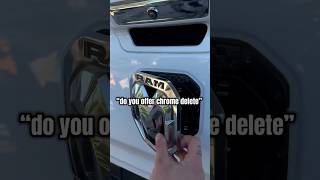 How to do a proper chrome delete 🤯 detailing asmrcleaning luxurycars [upl. by Hgiel]