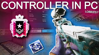 DE Plays in PC Lobbies WITH a Controller  Rainbow Six Siege [upl. by Huber]