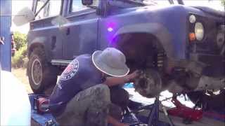 High Speed Land Rover Defender Swivel Removal [upl. by Studdard35]