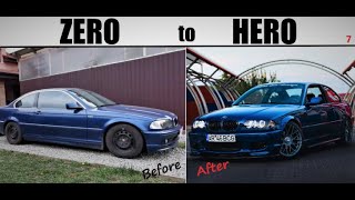 Building a BMW E46 Coupe in 10 minutes Full Transformation [upl. by Maker]