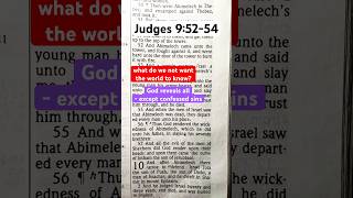 Abimelech didnt want you to know a woman killed him  Judges 95254 [upl. by Ann]