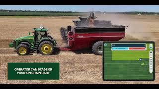 OutRun  Driverless Grain Cart Solution by PTx Trimble  AE50 Entry [upl. by Sacttler]