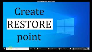 Windows 10 How to Create a System Restore Point [upl. by Evvy]