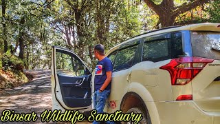 Inside Binsar Wildlife Sanctuary  XUV 500  Binsar Valley Road Trip [upl. by Conlee]