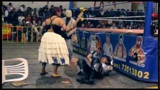 Bolivian Cholita Womens Wrestling [upl. by Srevart]