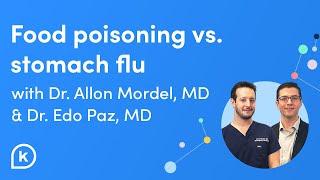 Whats the Difference Between Food Poisoning amp Stomach Flu [upl. by Malha]