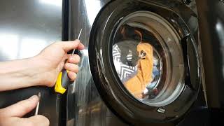 Washing machine door stuck wont open Broken Lock [upl. by Tibbitts428]