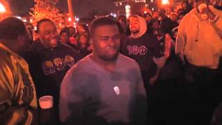 Omega Psi Phi March Down at UAB Pt 1 [upl. by Aciret]