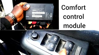 Comfort control module audi a4 [upl. by Idnarb329]