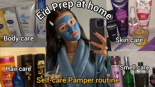 Eid prep at home✨Eid selfcare pamper routine at home📷beauty maintenance tips for eid💯 [upl. by Bevan413]