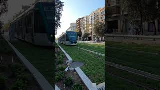 El TRAM en pruebas por Verdaguer Barcelona [upl. by Alarick]