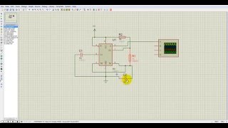 555 Timer Simulation in Proteus [upl. by Kari]