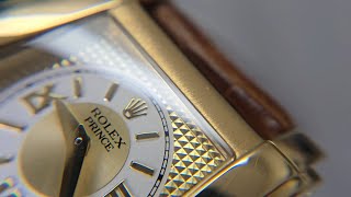 勞力士透底切利尼王子5440近鏡欣賞  走時｜Rolex Display Caseback Cellini Prince 5440 CloseUp  Timekeeping [upl. by Arquit758]