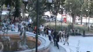 Flash Mob ninja fight In Tbilisi Georgia [upl. by Kubis]