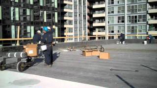 Elastizell cellular LWIC Roof Deck with vented base sheet installationMP4 [upl. by Harding]