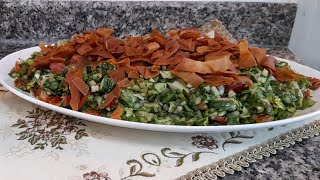 FATTOUSH SALAD RECIPE Ramadan recipe [upl. by Sib764]