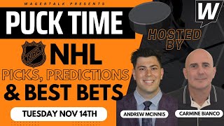 NHL Predictions Picks amp Odds  Bruins vs Sabres  Golden Knights vs Capitals  PuckTime Nov 14 [upl. by Humbert809]