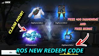 ROS NEW REDEEM CODE DECEMBER 12 2021 FREE 400 DIAMONDS AND FREE SKINS RulesOfSurvival [upl. by Teevens]