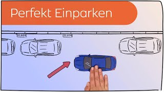 Perfekt Einparken in 2 Minuten erklärt [upl. by Lemmor451]