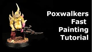 How to paint Warhammer 40k Death Guard Poxwalkers  Part 1 [upl. by Akeylah]