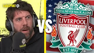 YOURE SOUR 🤬 PASSIONATE American Liverpool Fan CLASHES With Goldstein Over PL Matches In The USA [upl. by Schreibe]