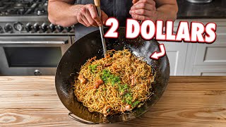 The Cheapest Noodle Dish Ever Chicken Chow Mein  But Cheaper [upl. by Caty]