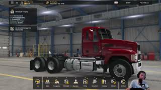 Bliver lastbilchauffør i American truck simulator bliver det en serie ep1 [upl. by Solotsopa]