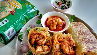 Prawn Rice Roti Wrap [upl. by Eidassac203]