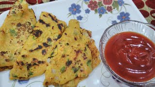 Healthy chilla  multi grain chilla  healthy breakfast and evening snack  and tiffin recipe [upl. by Idnal]