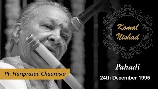 Raag Pahadi  Pt Hariprasad Chaurasia  Hindustani Classical Bansuri  Flute  Part 44 [upl. by Unni]